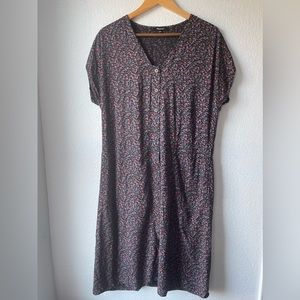 Madewell Easy Midi Dress In Fieldwalk Floral